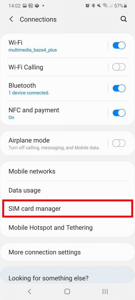 How to add an esim to Samsung GALAXY figure B