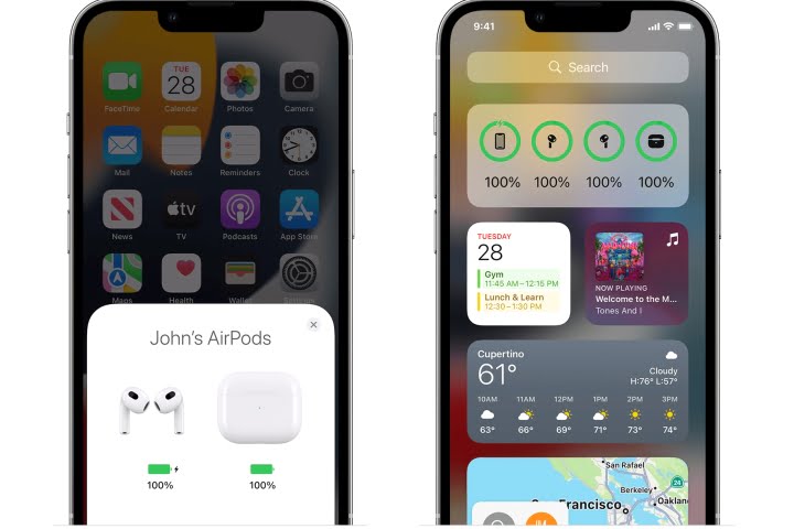 AirPod Battery Life on iPhone