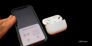 check AirPods battery level