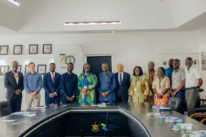 The delegation from S&P Global and Reservoir Management Group Limited together with the leadership of KNUST