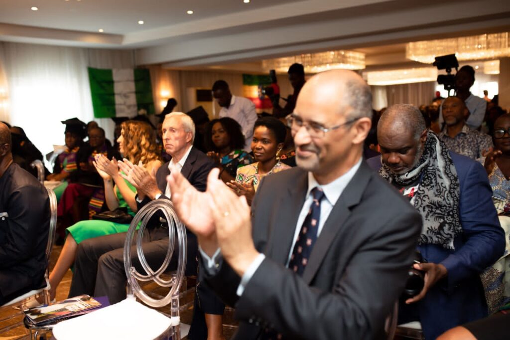 The dignitaries at the graduation ceremony