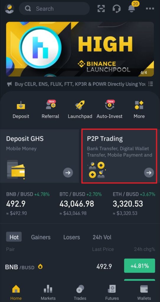 Binance P2P : How to Sell Your Crypto with Mobile Money