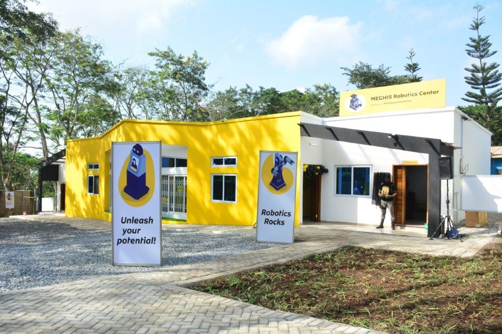 MTN Ghana Foundation constructs a 100-seater ICT/Robotics laboratory for Methodist Girls SHS, Mamfe