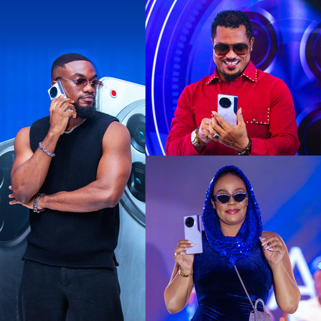 Ghanaian celebrities Mr Drew, Van Vicker, Champion Rolie unveil TECNO CAMON 30 Series in a star studded runway