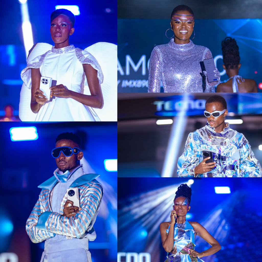 Ghanaian celebrities Mr Drew, Van Vicker, Champion Rolie unveil TECNO CAMON 30 Series in a star studded runway