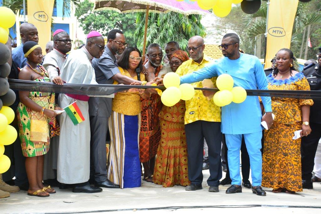 MTN Ghana Foundation constructs a 100-seater ICT/Robotics laboratory for Methodist Girls SHS, Mamfe