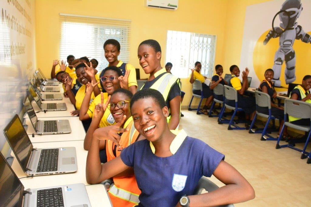 MTN Ghana Foundation constructs a 100-seater ICT/Robotics laboratory for Methodist Girls SHS, Mamfe