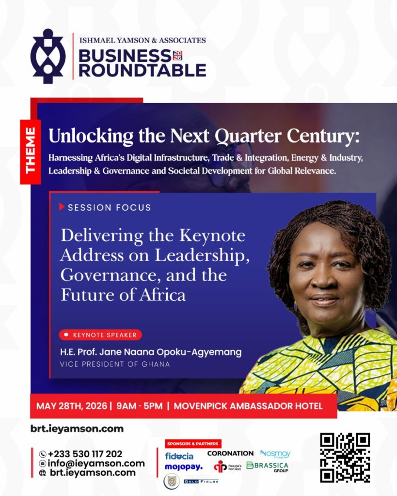 Veep Opoku-Agyemang, Energy Minister Jinapor, others to headline Ishmael Yamson & Associates Business Roundtable 2026 in May