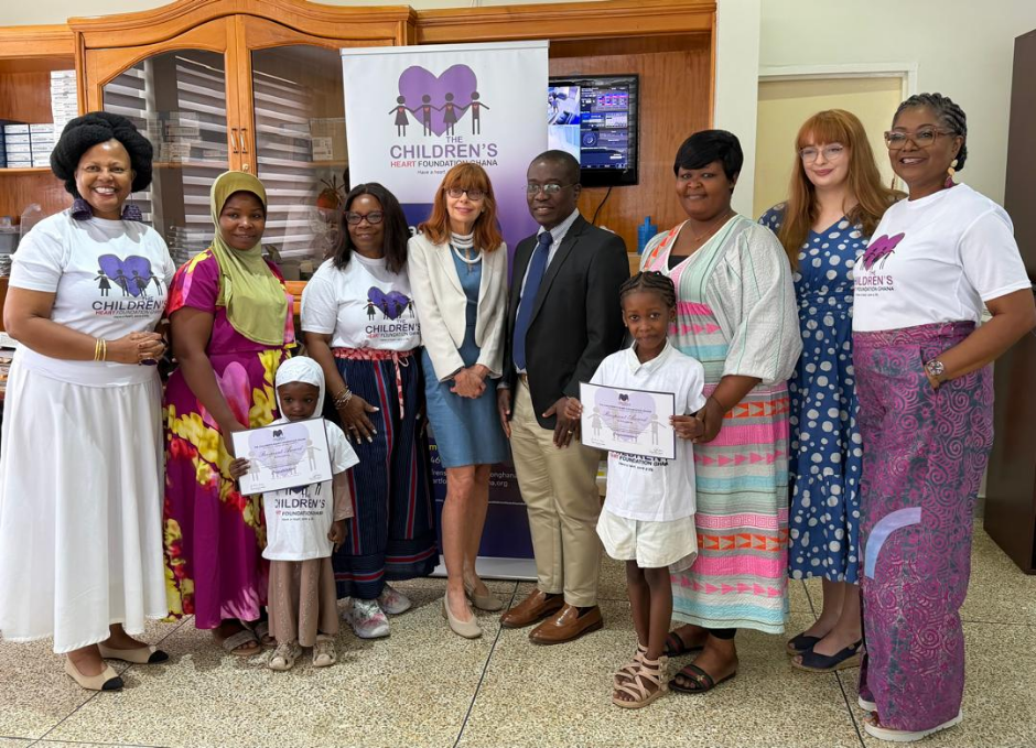 The Children’s Heart Foundation Ghana funds lifesaving Surgeries for two children