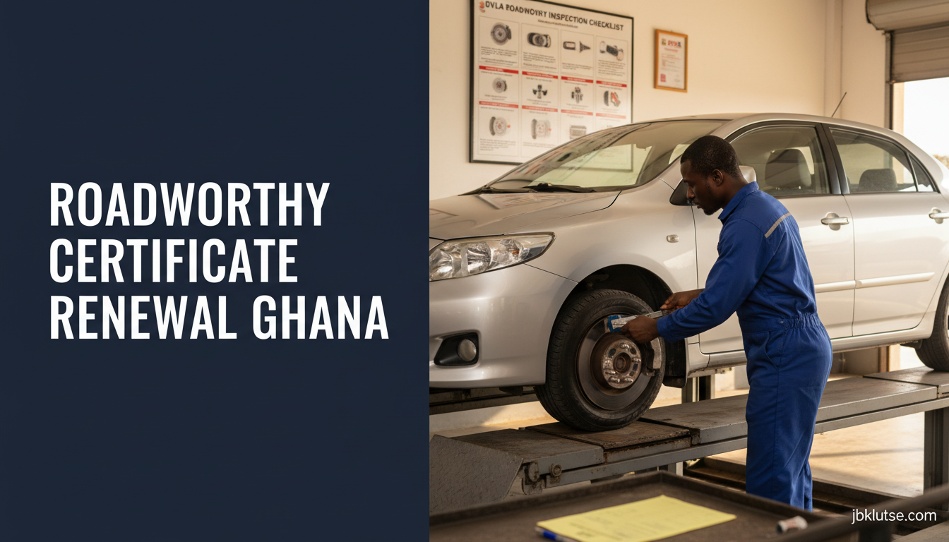 Roadworthy Certificate Ghana: How to Renew in 2026