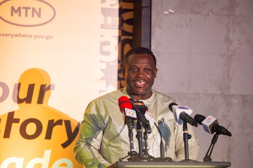 Samuel George, Minister for Communications,Digital Technology and Innovation, addressing stakeholders at the 30th Annivers...