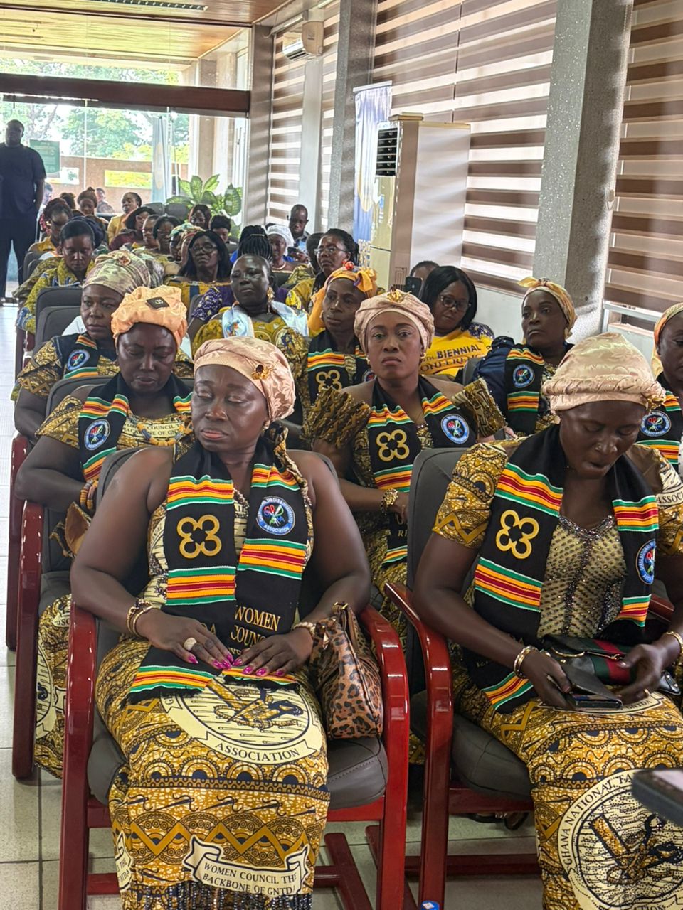 Members of the Ghana National Tailors and Designers Association (GNTDA) in attendance during the Wo Nkɔsoɔ MSME Capacity B...