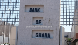 Bank of Ghana headquarters building in Accra, Osu
