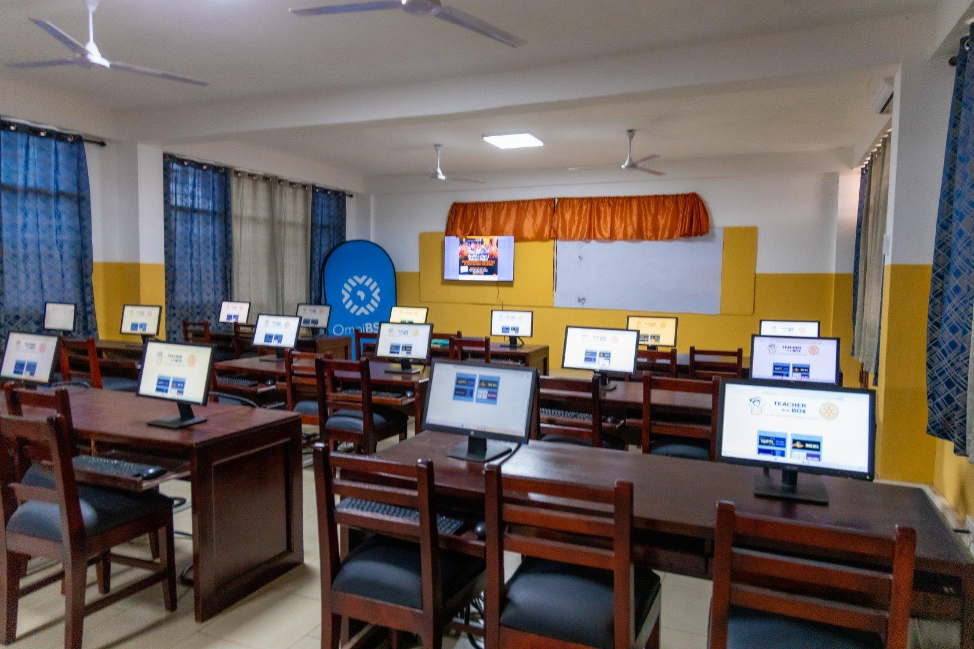 OmniBSIC Bank donates 20 computers to Prince of Peace International School 2 OmniBSIC Bank donates 20 computers to Prince of Peace International School